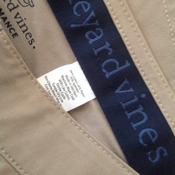 Vineyard Vines Men's 38x34 Tan Performance 5 Pocket Pants - New With Tags - Picture 2 of 7